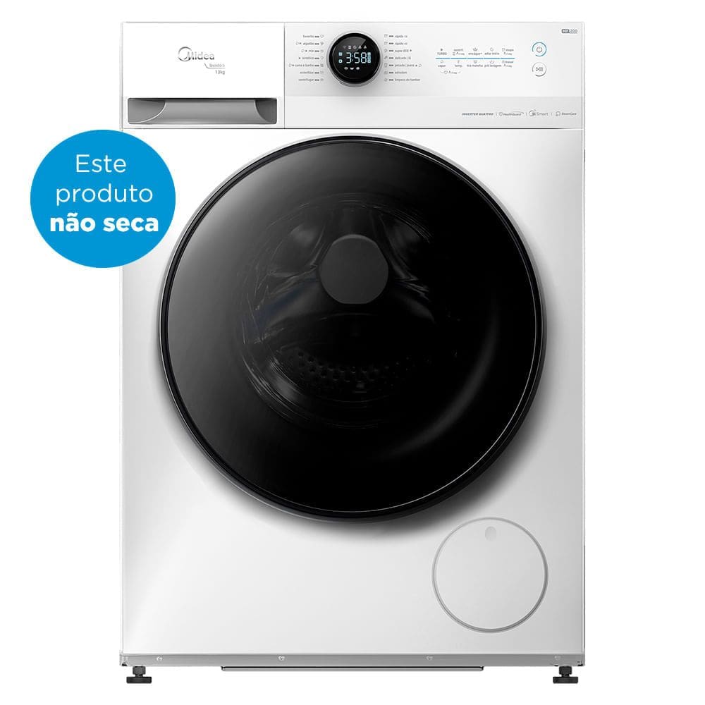 Lavadora de Roupa 13 Kg Frontal Branco Healthguard Smart Midea - 220v - Mf200w130wb/wk-02