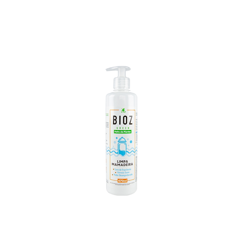 Kit 2X: Limpa Mamadeira Baby Biodegradável BioZ Green 470ml
