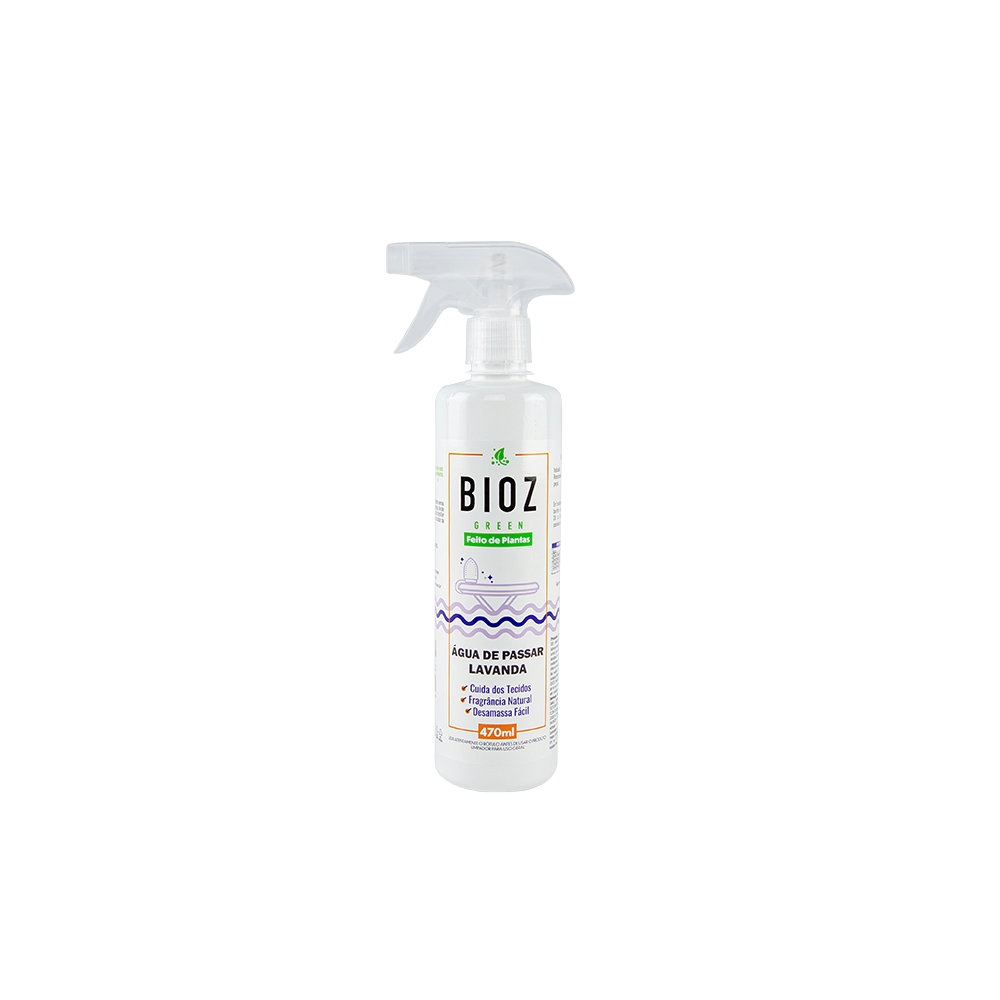 Kit 2X: Água de Passar Roupa Biodegradável Lavanda BioZ Green 470ml