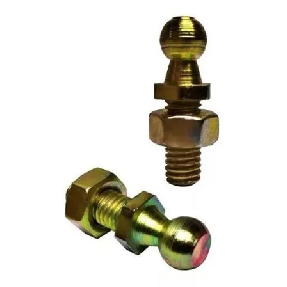 Par Pino Esférico Amortecedor Porta Malas E Capo Rosca 8mm