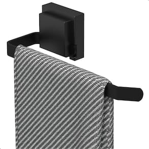 Porta Toalha de Rosto Suporte com Ventosa Preto F.Max
