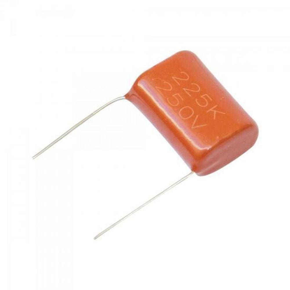 Capacitor Poliéster Bipolar 2m2 X 250v Capc0001 Laranja Storm - Pct - 100 [f002]