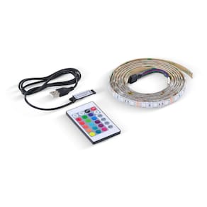 Fita De Led Vx Gaming Rgb Com Controlador Conexao Usb 120 Pontos De Led2 Metros - Lru2