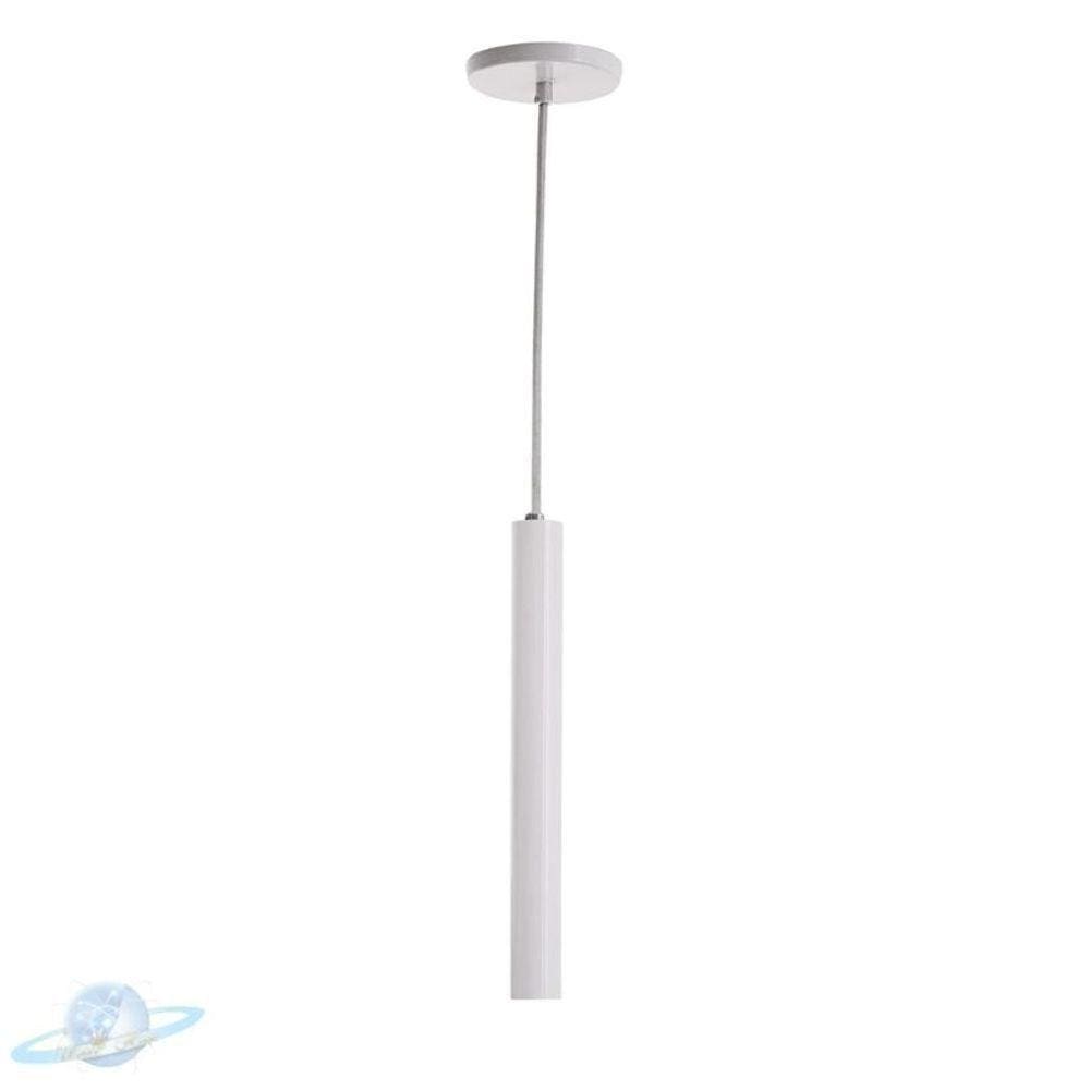 Pendente Alumínio Tubo 35cm Branco Gu10