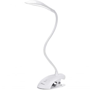 Luminária De Mesa Touch 14 Leds Ajustavel Garra Branca