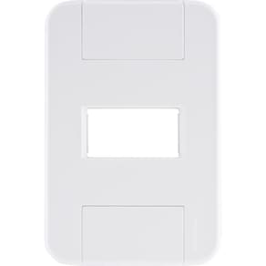 Placa 1 Posto Horizontal 4x2 Tramontina Tablet Branca 120 Unidades
