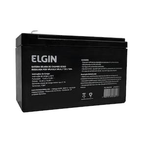 Bateria Selada Elgin, P/ Nobreak, Vrla, 12v 9ah - 82313
