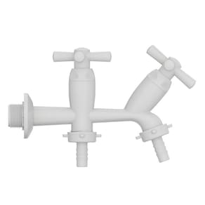 Torneira Para Tanque E Máquina Cross Branca 1/2-3/4" Tigre