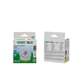 Spot Embutir Quadrado Alltop Mr16 5w - Taschibra 6500k (branca)