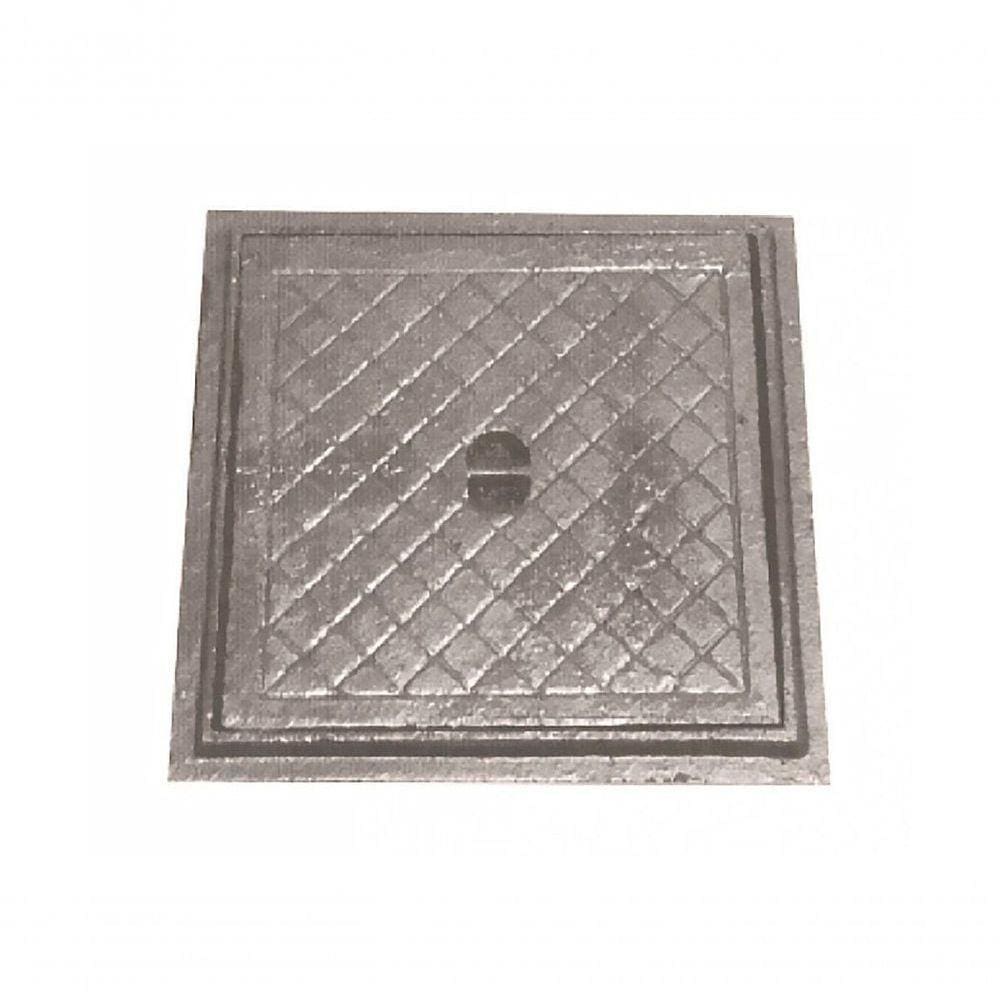 Tampa Tampão Chão Articulado Ferro Fundido Inspeção 20X20Cm