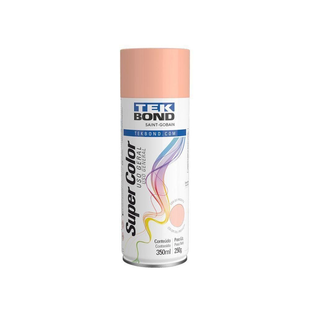 Tinta Aerossol Uso Geral 350ml - Tekbond Rosa