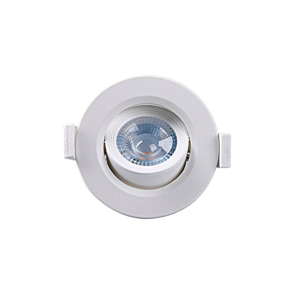 Spot Embutir Redondo Alltop Mr16 5w - Taschibra 3000k (amarela)