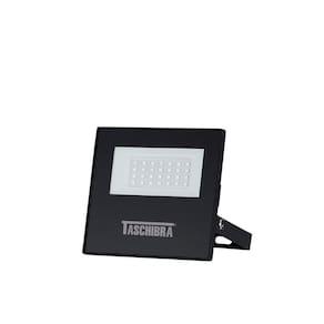 Refletor Tr Led 30w Slim Preto - Taschibra 6500k (branca)