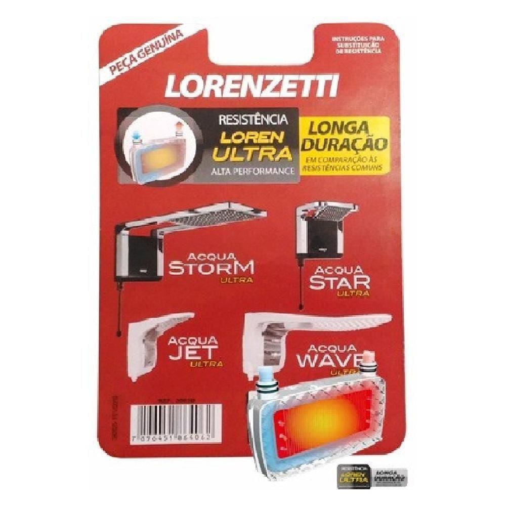 Resistência (linha Acqua) 3065 B - Lorenzetti Voltagem:220v-7800w 220v-7800w
