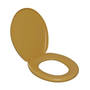 Assento Almofadado Oval - Astra Caramelo Médio