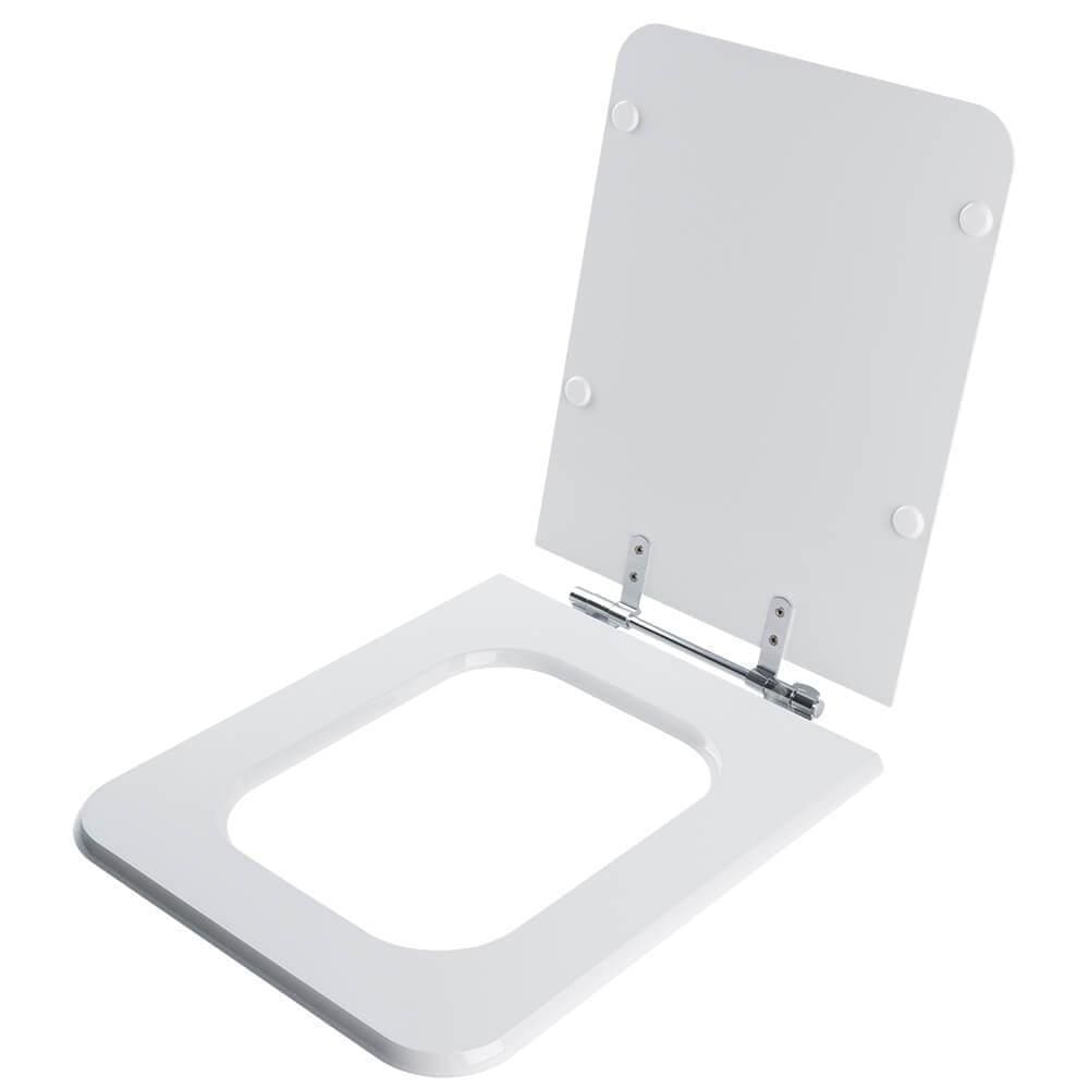 Tampa De Vaso Square Branco Para Bacia Incepa
