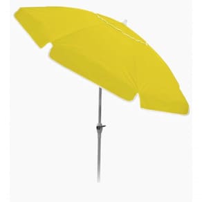 Ombrellone Alumínio Cobertura Pvc Manivela 2,20m Amarelo Bel Lazer