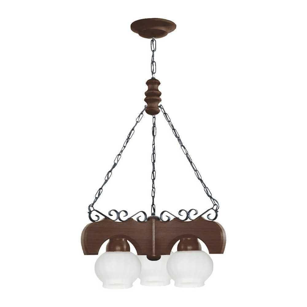 Lustre Canga Envelhecido 3 Lâmpadas 403E