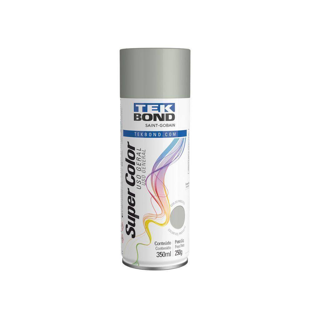 Tinta Aerossol Uso Geral 350ml - Tekbond Alumínio