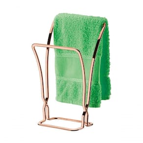 Porta Toalha De Bancada Rose Gold 1608rg Future