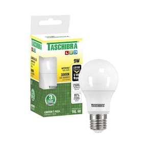 Lâmpada Led Taschibra Tkl 60 / 9w E27 3000k