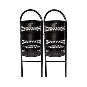 Lixeira Dupla Em Tela Moeda Coleta Seletiva Calçada 120cm