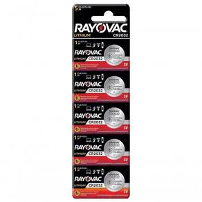 Pilha Elet Cr2032 Rayovac Multiblister C-5 Unid. - Pç - 5