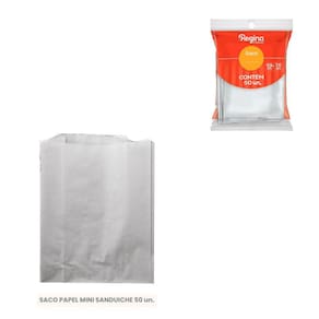 Sacos De Papel Mini Sanduiche 50Un 0,9X,7,5 Cm - Regina