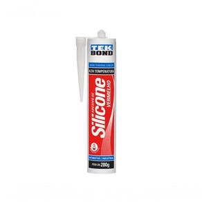 Silicone Tekbond Alta Temperatura Vermelho 280G