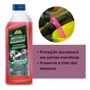 ADITIVO PARA RADIADOR PRONTO USO HP ROSA AUTOSHINE 12x1L