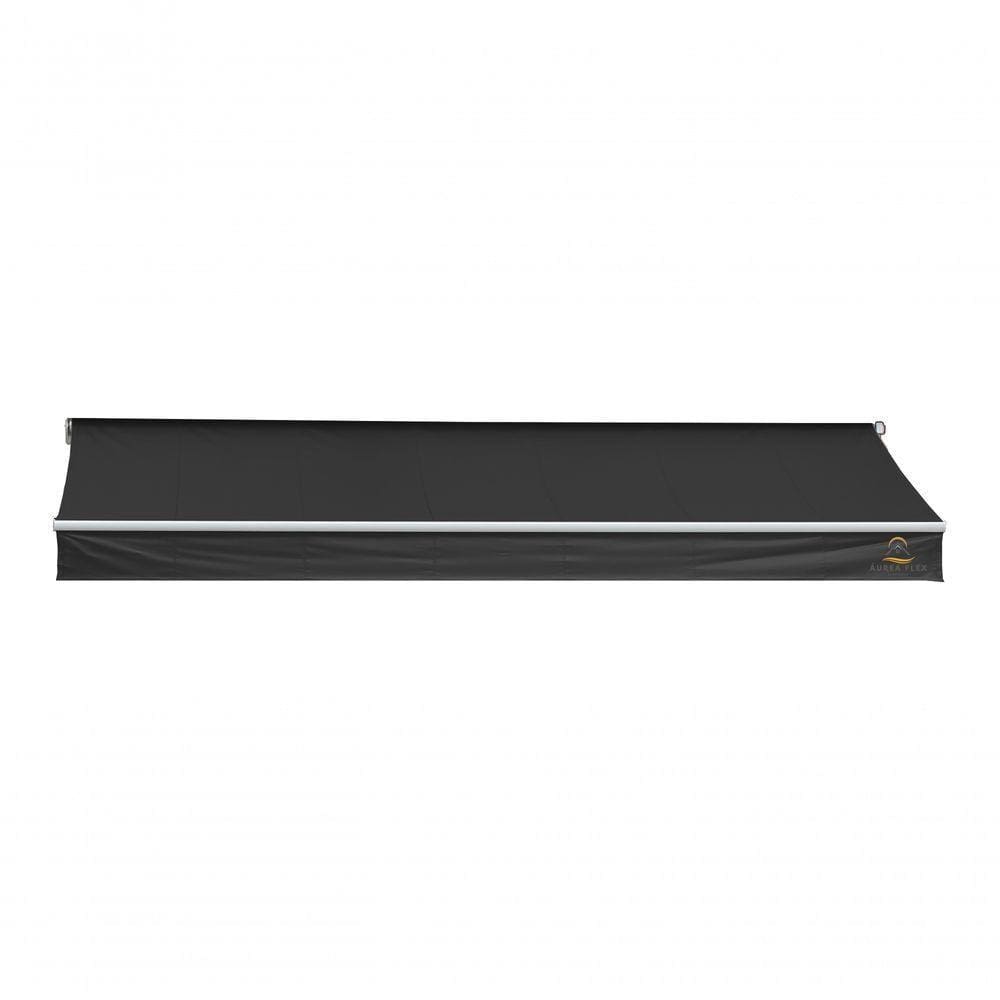 Toldo Articulado Flex - Pvc - 4,00m Cor Preto Projeção 2,00