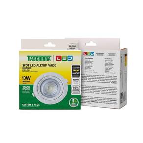 Spot Embutir Redondo Alltop Led Par30 10w - Taschibra 3000k (amarela)