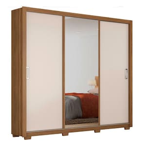 Guarda Roupa Casal Residence 3 Portas de Correr e 2 Gavetas 32230PE Demóbile