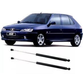Par Amortecedor Tampa Traseira Porta Malas Peugeot 306 Hatch