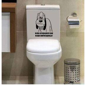 Adesivo Para Vaso Sanitário Feche A Tampa - Pluto
