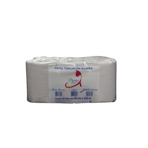 Papel Toalha Em Bobina Com 6 Rolos - Pierre