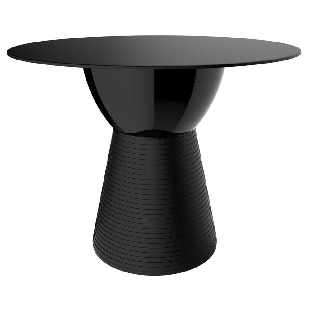 Mesa com Tampo PP Sili Grifit Preto