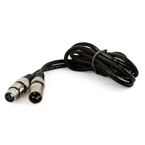 Cabo Canon Macho X Femea Balanceado Preto - 10 Metros