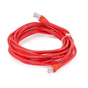 Patch Cord Cat5e Montado Vermelho - 100 Metros