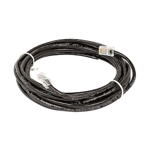 Cabo De Rede Cat5e Montado Preto - 50 Metros