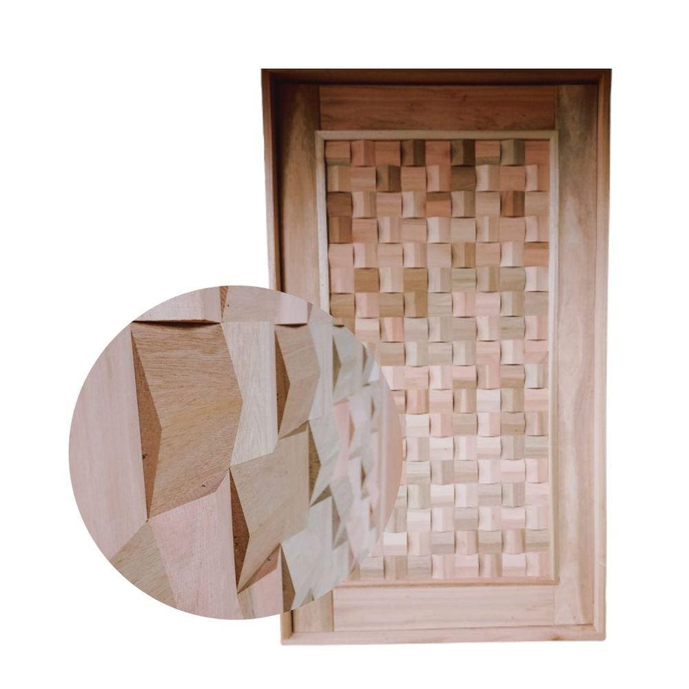 Porta Pivotante Bico Madeira Eucalipto 2,13x0,97