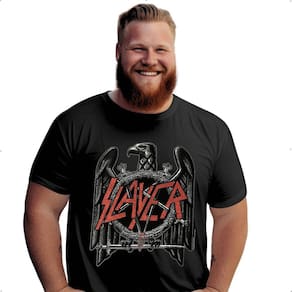 Camiseta Slayer Eagle Tee Oficial Banda De Rock Unissex