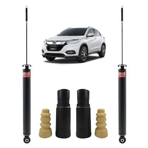 Kit Batente+2 Amortecedor Kayaba Honda Hrv Traseiro Esquerdo+Direito 2015 A 2021
