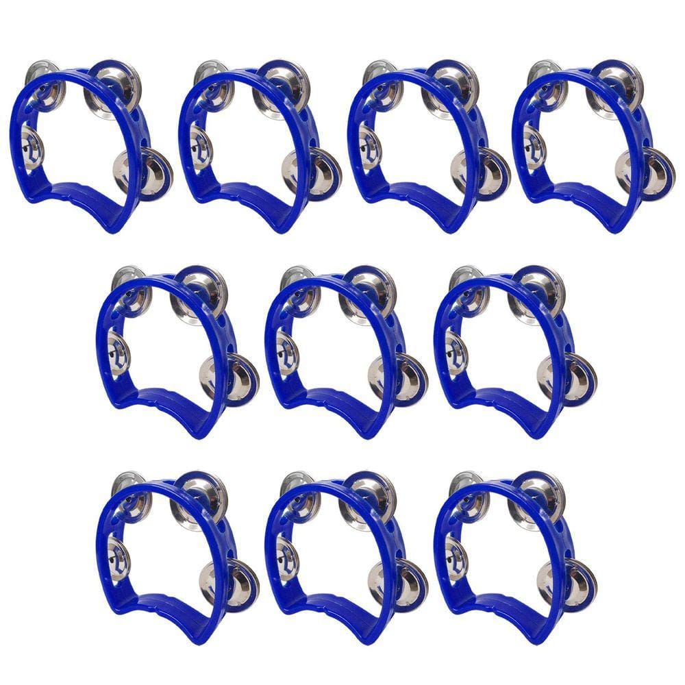 Kit 10 Pandeiros Meia Lua Infantil Azul New York