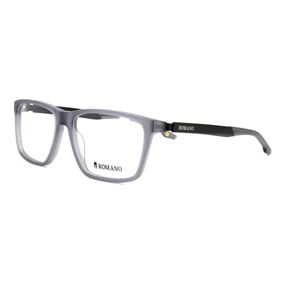 Óculos Armação Romano Ro1111 C3 Masculino Fosco Cinza