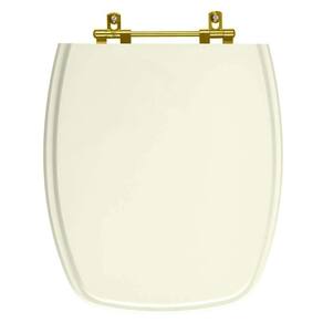 Assento Sanitário Stylus Pergamon Para Louça Celite Com Ferragem Dourada