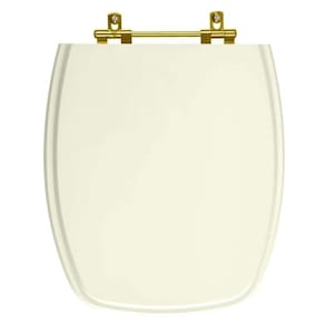 Assento Sanitário Stylus Pergamon Para Louça Celite Com Ferragem Dourada