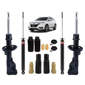 Kit Batente+4 Amortecedor Esquerdo+Direito Honda Hrv 2015 A 2021 Kayaba