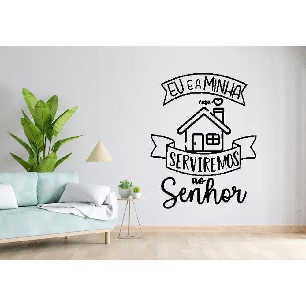 Adesivo De Parede Eu E Minha Casa