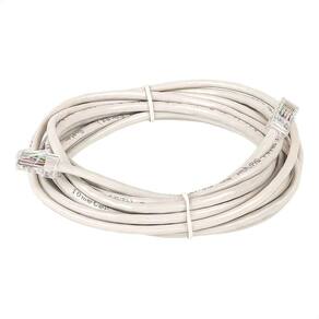 Cabo De Rede Cat5e Montado Branco - 50 Metros